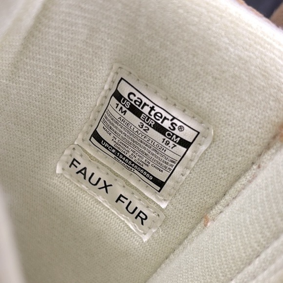 NWOT Carter’s Ariella Faux-Fur High-Traction Lug Sole Little Kids Winter Boots - Picture 15 of 16